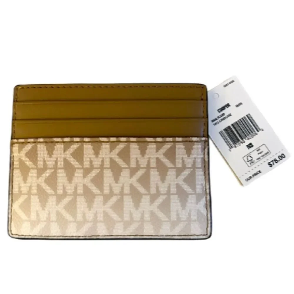 NWT Michael Kors ombre logo card case